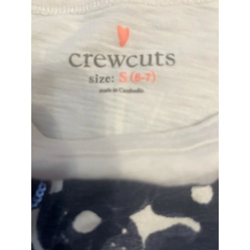 Crewcuts Shirt Girls Size 6-7 (Small) Shirts Lot If‎ 2